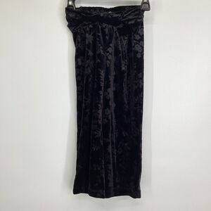 Girls Matilda Jane Marnie Girls Jacquard Velour‎ Wide Leg Black Velvet size:4